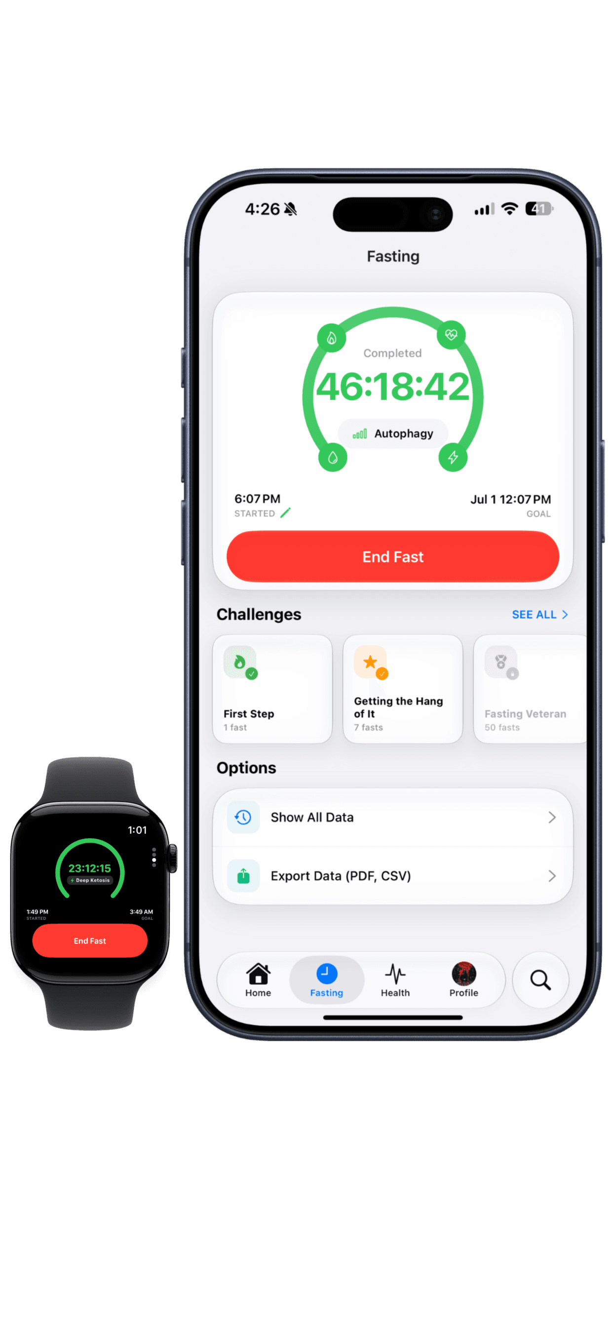 Fasting Tracker — Start, track, and complete your intermittent fasting sessions.
