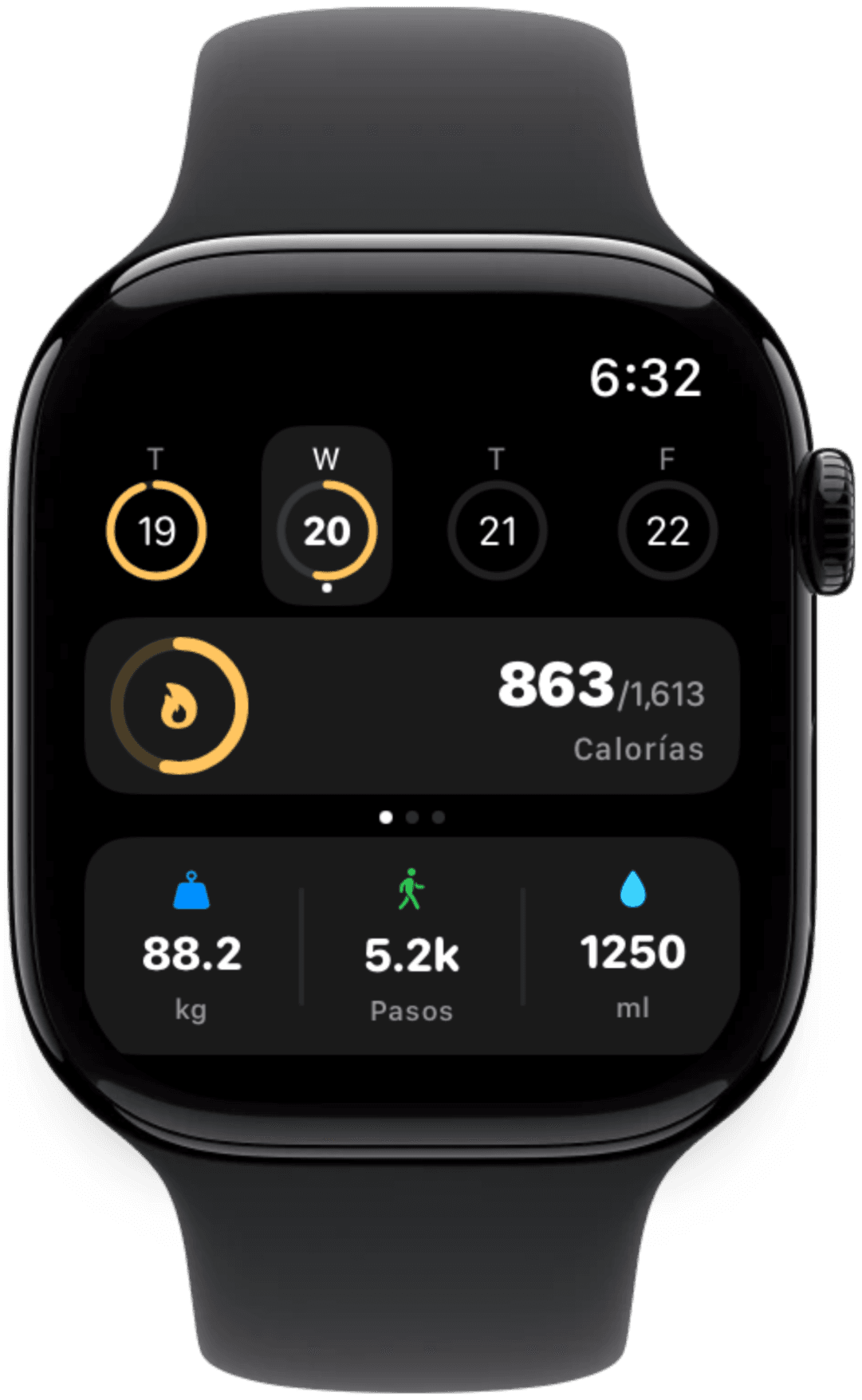 Nutix on Apple Watch (es)